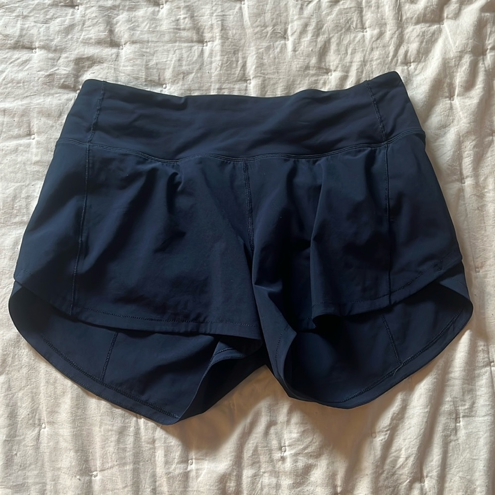 Navy Lululemon Speed Ups // size 6 4”
